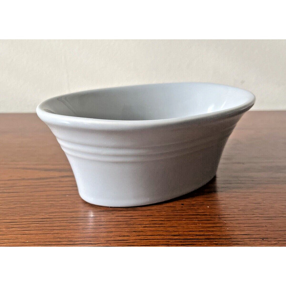 Mason Cash Pottery Bakeware Gray Individual Pie Casserole Baking Dishes Oval 7" - Picture 3 of 8